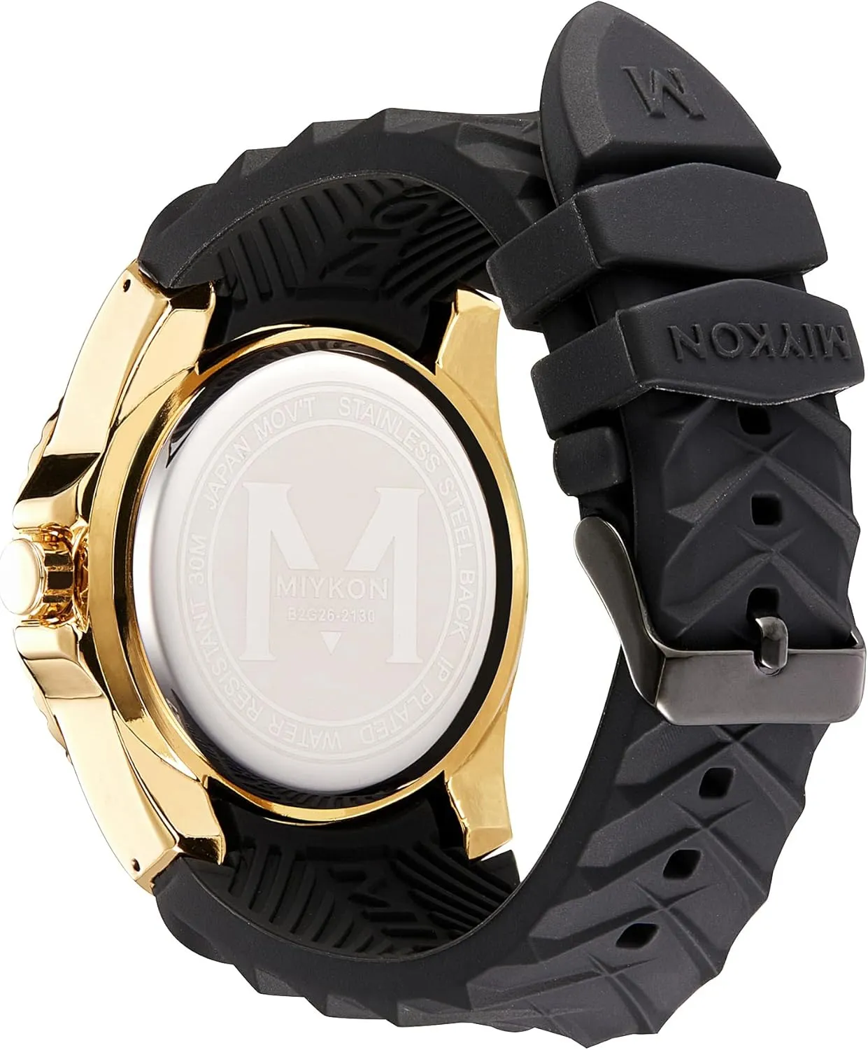 with Genuine Comfortable Silicone Band | Ion Polished, Luminous separate spontaneous Pennsylvania loneliness Hands, Scratch Resistant Glass, Japanese Quartz, 100ft Water Resistant Miykon Dive Watches for Men | Casual Sports Analog Watch Men 