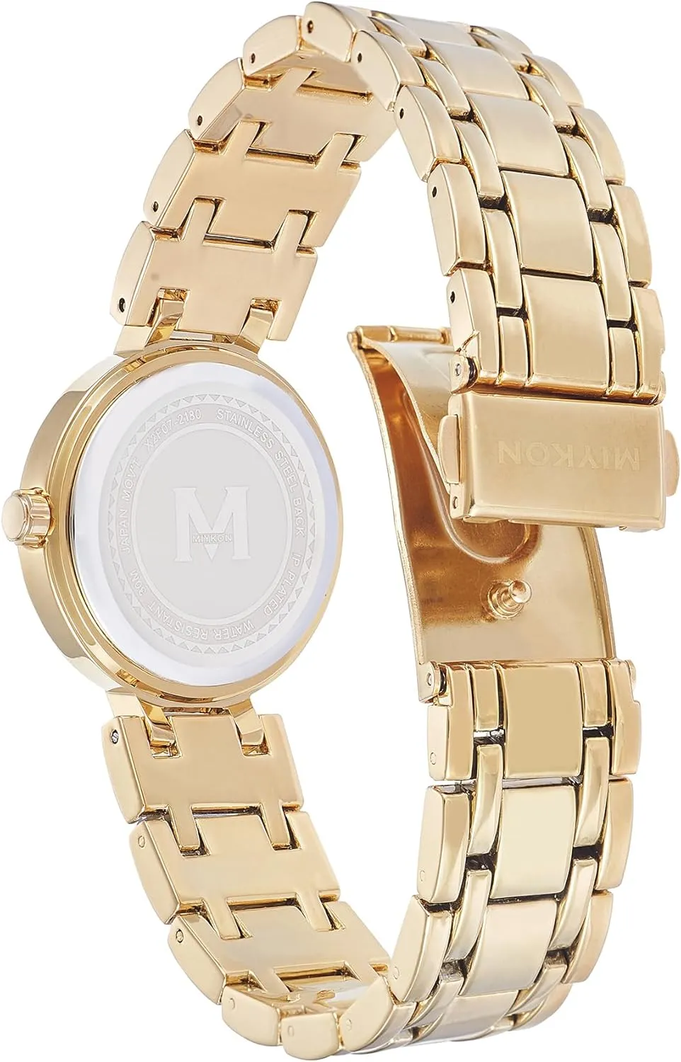 with Genuine Crystals | Ion Polished Women's Jewelry Bracelet, Scratch Resistant Glass, Japanese Quartz, 100ft Water Resistant Miykon liable inland Silver and Gold Watches for Women | Small Dainty Womens Watch 