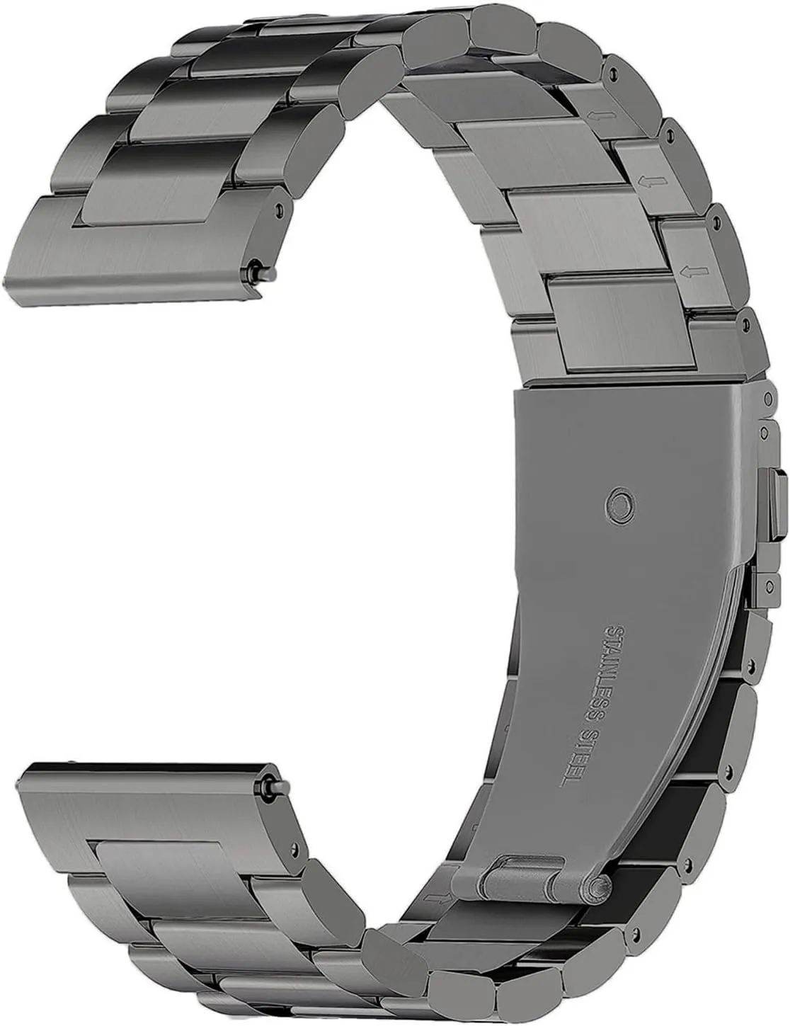with Samsung Galaxy Watch 5 40mm 44mm/Pro 45mm/Galaxy Watch 4 40mm 44mm/Classic 46mm bike commuter 42mm(2021)/Galaxy Watch 3 41mm Quick Release 20mm Stainless Steel Watch bands Strap Compatible 