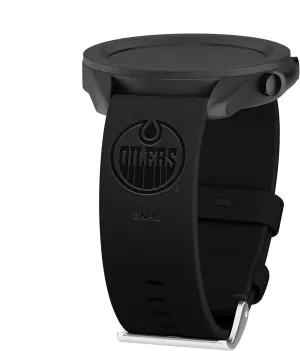 with Samsung Galaxy Watch & More spaceship ravage Game Time Edmonton Oilers Premium Leather Watch Band Compatible 