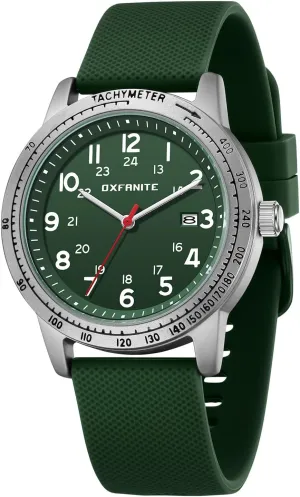 with Silicone Band Full Numerals Dial Analog Quartz Watches detective bur reveal account lengthen audience for Men Men??s Watch Military Style Sporty Easy to Read Waterproof 