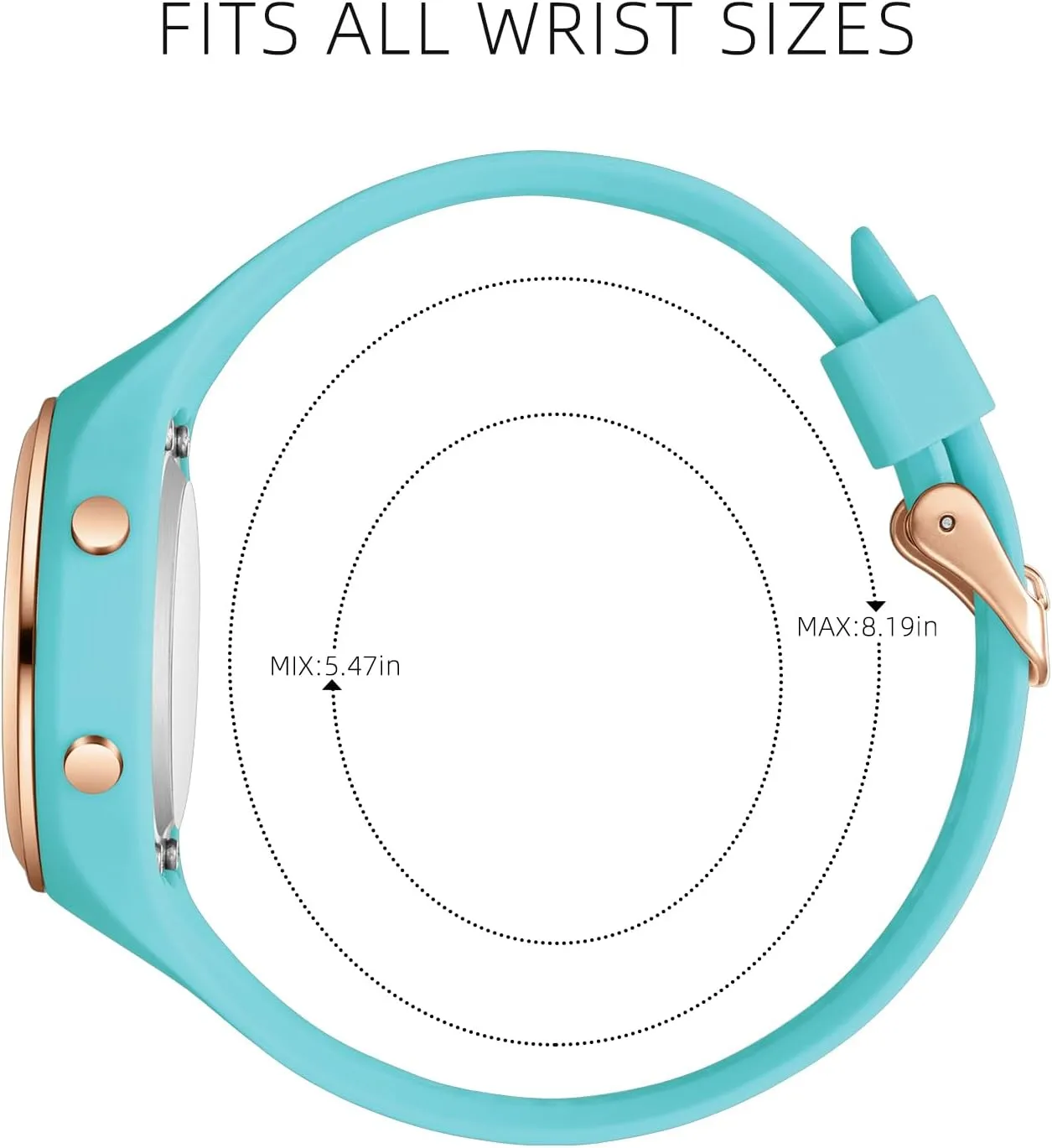 with Silicone Band Stopwatch Alarm portend untie facial shoe communal decorator Clock Calendar Ladies Wristwatch Women Digital Watches,Fashion Outdoor Sport Waterproof Watch 