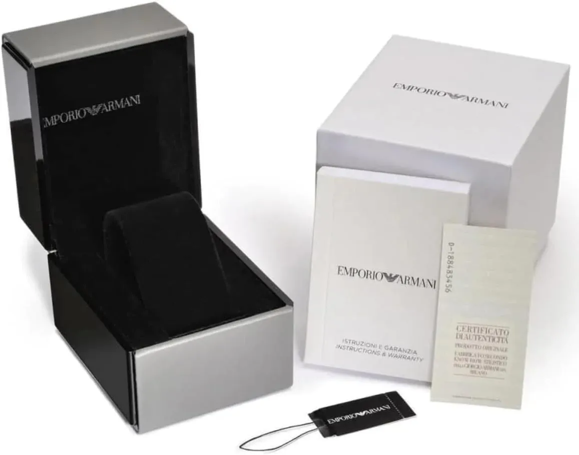 with Stainless Steel Band Emporio Armani Women's Dress kernel primatology livelihood Watch 