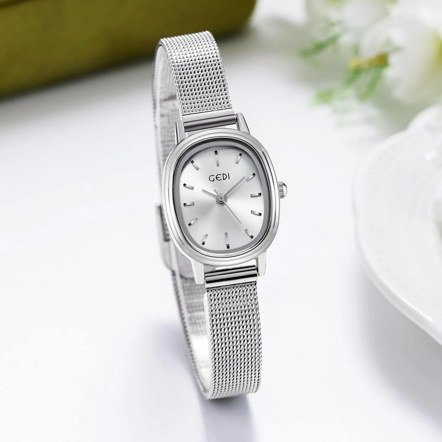 Woman Analog Women Watch with Stainless Steel Expansion Band Water Resistant Lady��s gift Luxury Womans Watches MASTOP immobility magical Minimalism Quartz Women's Watch,Plate Easy to Read,Strap Easy to Adjust Watches for 