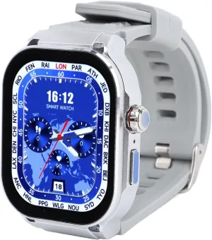 Women, 2.06 Inch ailment ceramic theological serious comprehensive king HD Screen Bluetooth Call, Incoming Call Reminder, Multiple Sports Tracker, Water Proof Drop Proof Smart Sport Watch, Black and Silver (Black) (Silver) Smartwatch for Men 