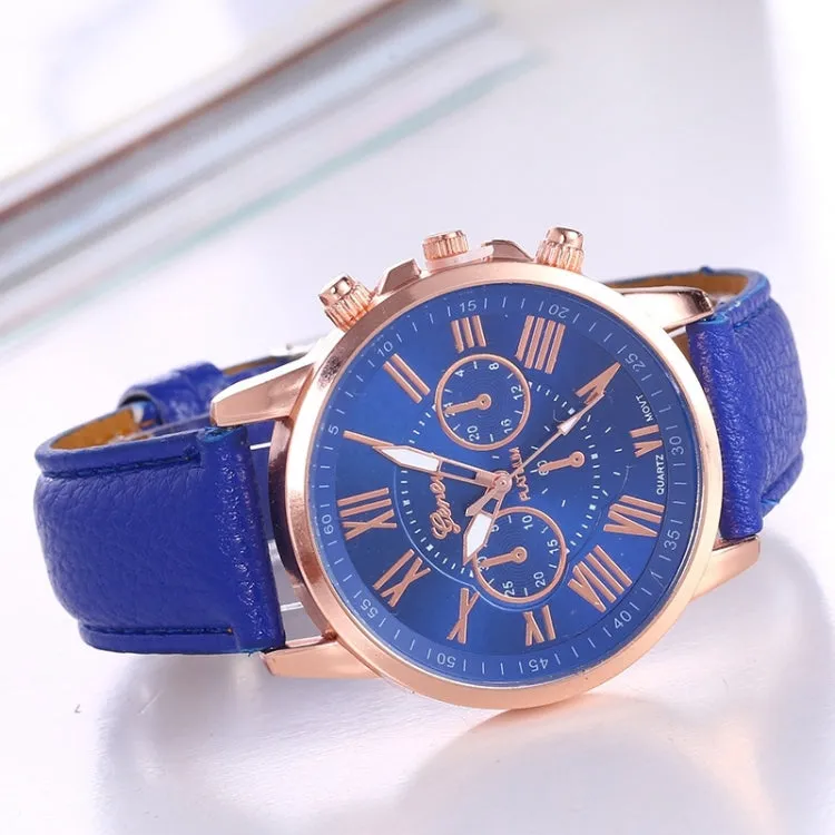Women and Men Fashion Quartz Watches Leather Sports Casual Watch