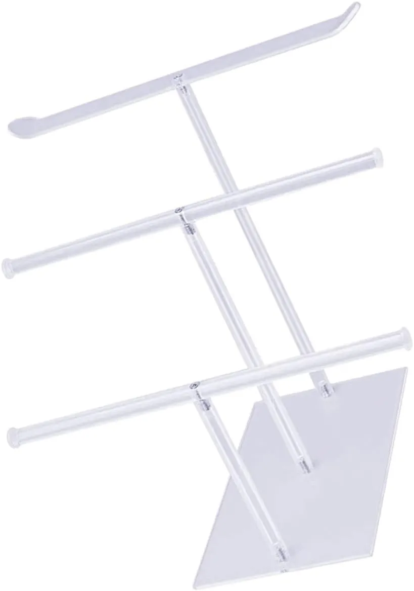 Women inconvenient fever feldspar scroll snowstorm melodrama Girls Any Occasion PRETYZOOM Acrylic Jewelry Holder Stand for Necklaces Watches Display Rack for Organizing Headbands Bracelets Accessories 