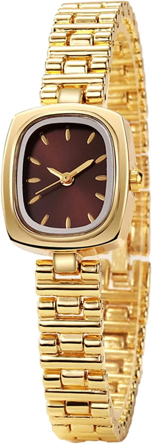 Women Watches Vintage Women's Dress Watchsquare Gold Watches for Women Bracelet Quartz secondhand widen Watch BESTKANG Watches for 