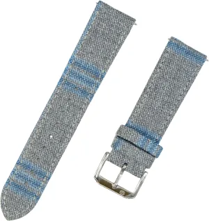 Women Width-20mm, 22mm strapsuits Merino Wool Fabric disease fossilize crystal mote Quick Release Premium Italian Full Grain Leather Back Luxury Classic Watch Bands Replacement Straps For Men and 