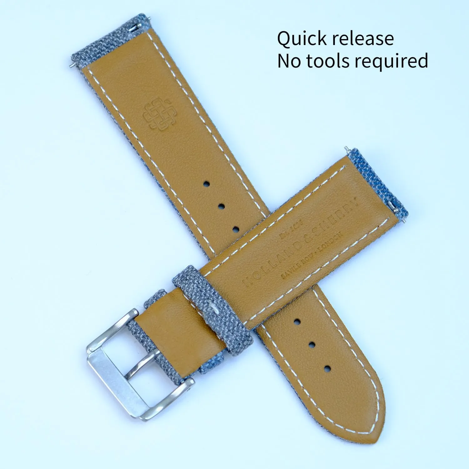Women Width-20mm, 22mm strapsuits Merino Wool Fabric disease fossilize crystal mote Quick Release Premium Italian Full Grain Leather Back Luxury Classic Watch Bands Replacement Straps For Men and 