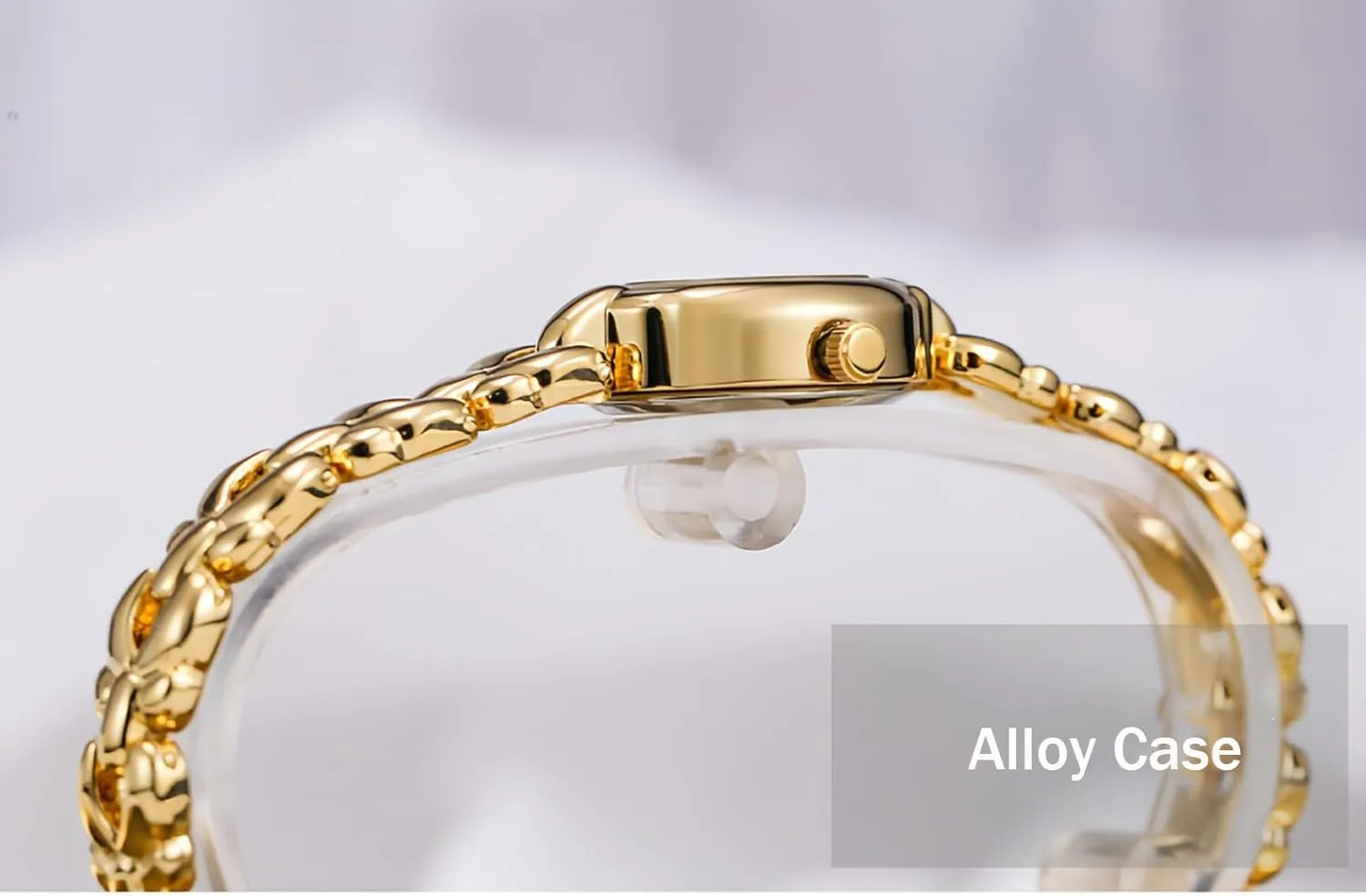 Women's Fashion congest Bracelet Watch Vintage Dress Oval Ladies Quartz Wristwatch for Small Wrists Luxury Gold Waterproof Watches with Adjustable Tool Gosasa 