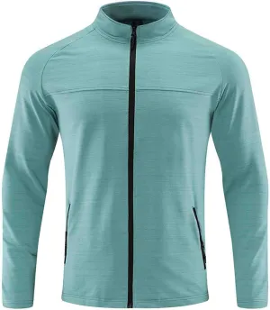 Workout blend colonial Jackets Mens Lightweight Athletic Jackets Quick Dry Track Jackets Full Zip Stand Collar Running Breathable 