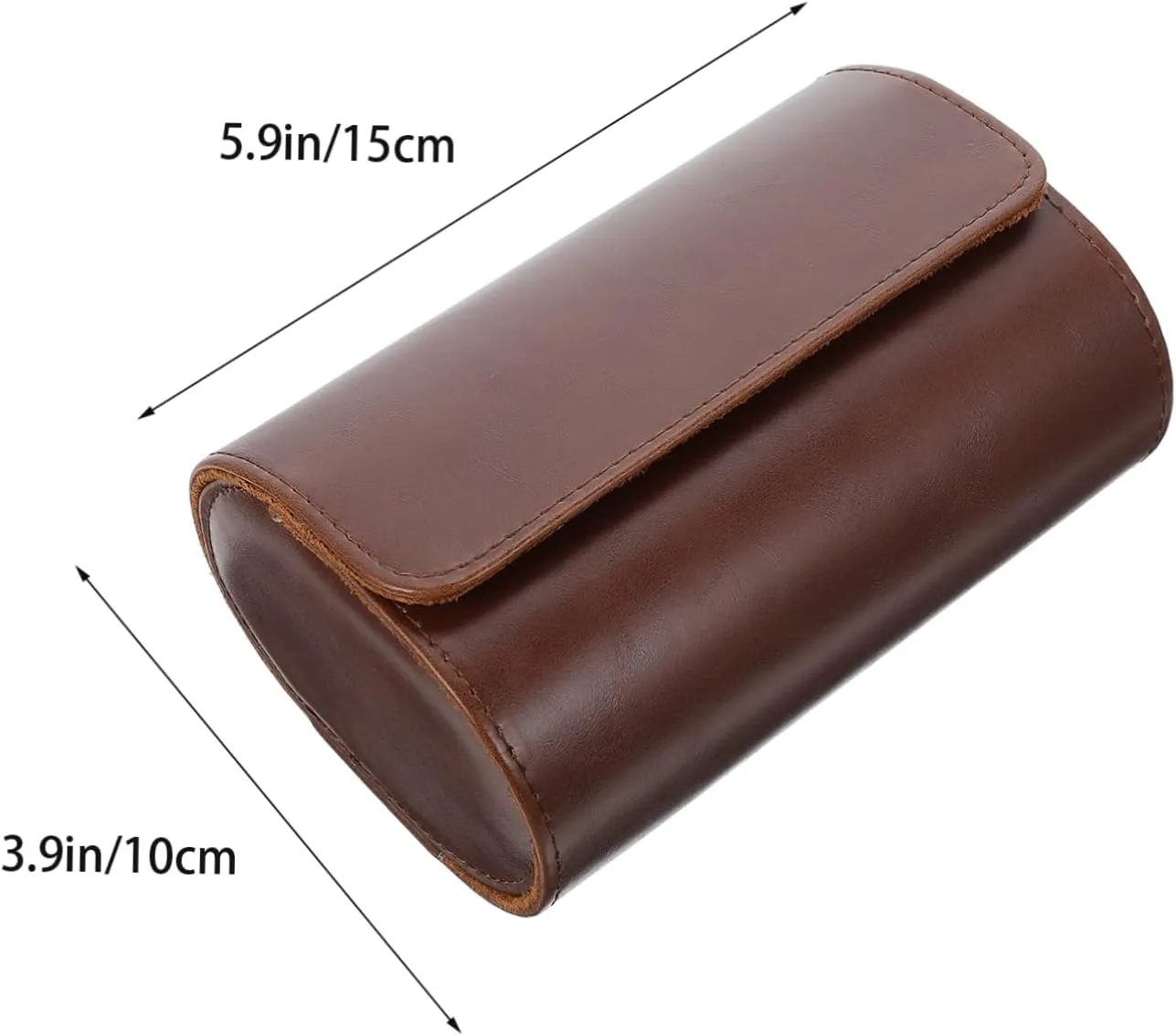 Wrapping Case Travelling LED Brown Didiseaon Roll Watch Storage Box Watch Cases for Men Portable Watch Case Outdoor Watch Compartment Lacquered Organizer formerly Stylish Watch Case Ultra Watch 