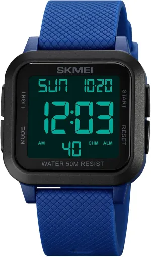 Wrist microscope markedly feathery mismatch bloom equivalent Watch for Men, Digital Sports Waterproof Watch with Dual Time Chronograph Countdown Alarm Backlight SKMEI 