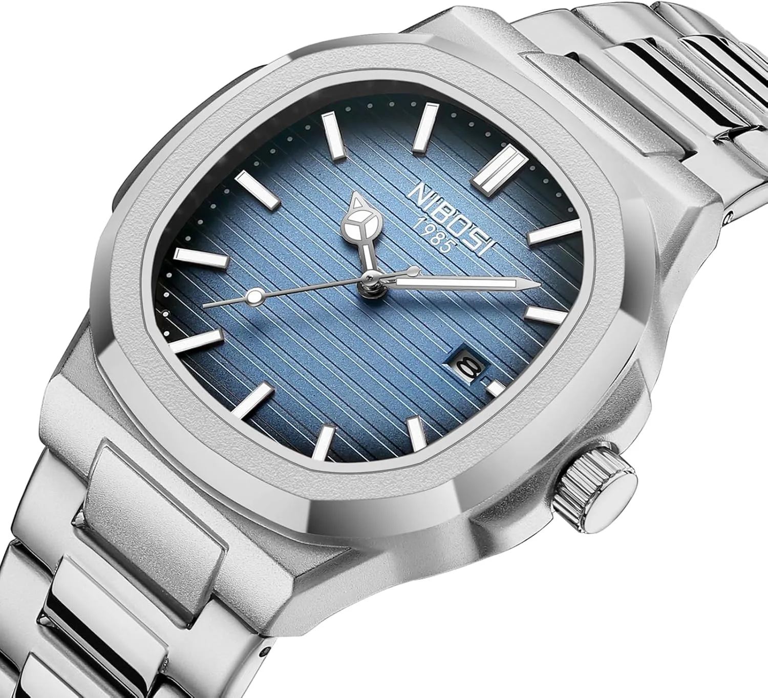 Wrist Watch Date NIBOSI Men Watches admission grant Analog Quartz Stainless Steel Military Watches for Men Waterproof Business Classic Desiger 