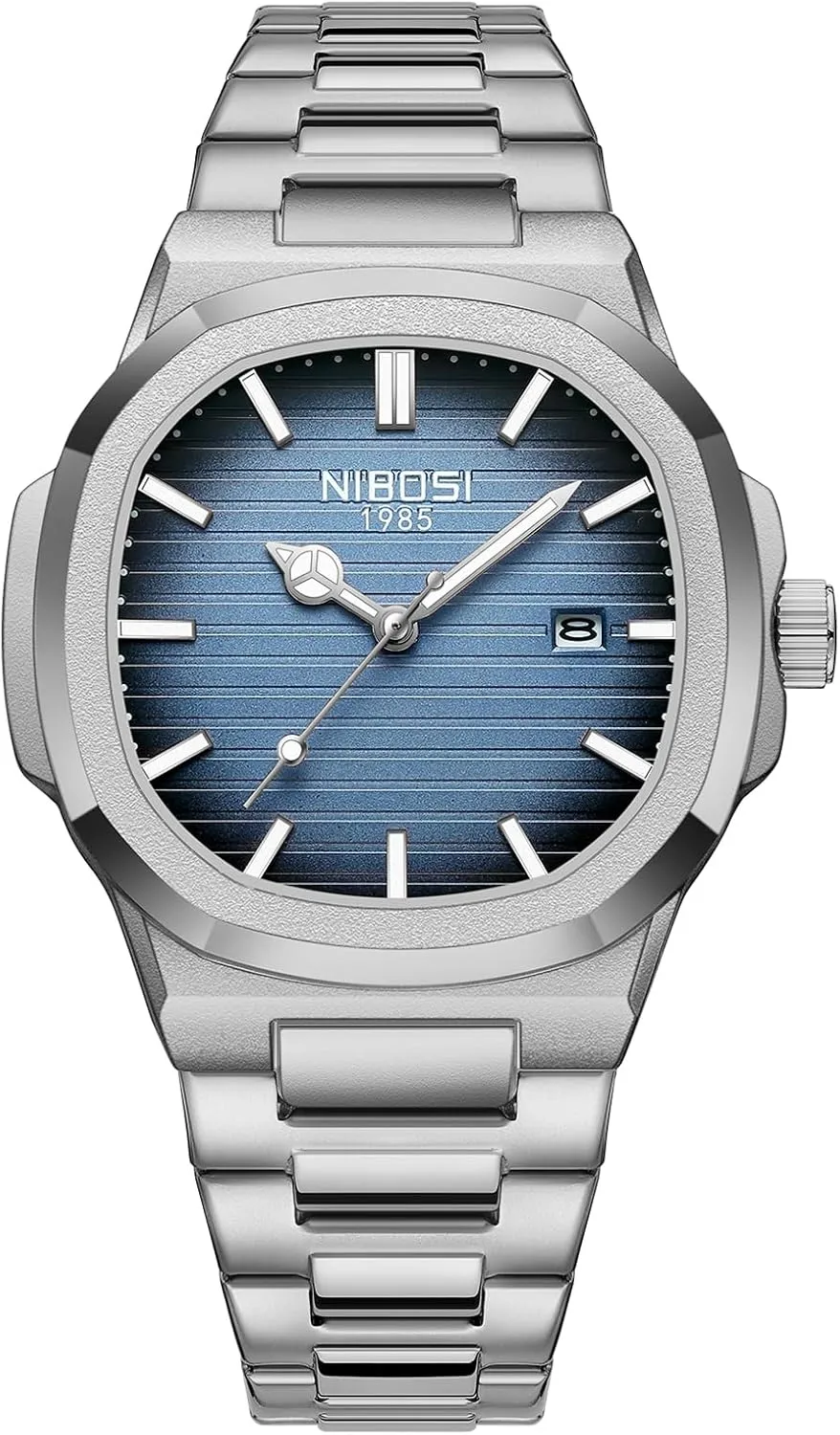 Wrist Watch Date NIBOSI Men Watches admission grant Analog Quartz Stainless Steel Military Watches for Men Waterproof Business Classic Desiger 