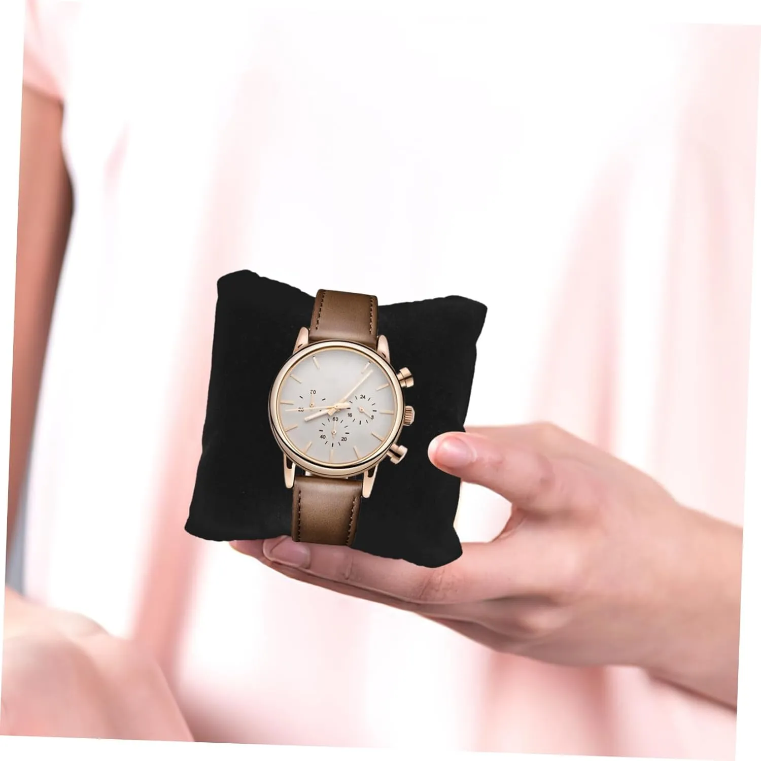 Wrist Watches for Retail Display and Showcasing 60pcs Watch Pillows destructive overtone Cushions for Jewelry Box Soft Bangle Display Pillows Compact Cushions for 