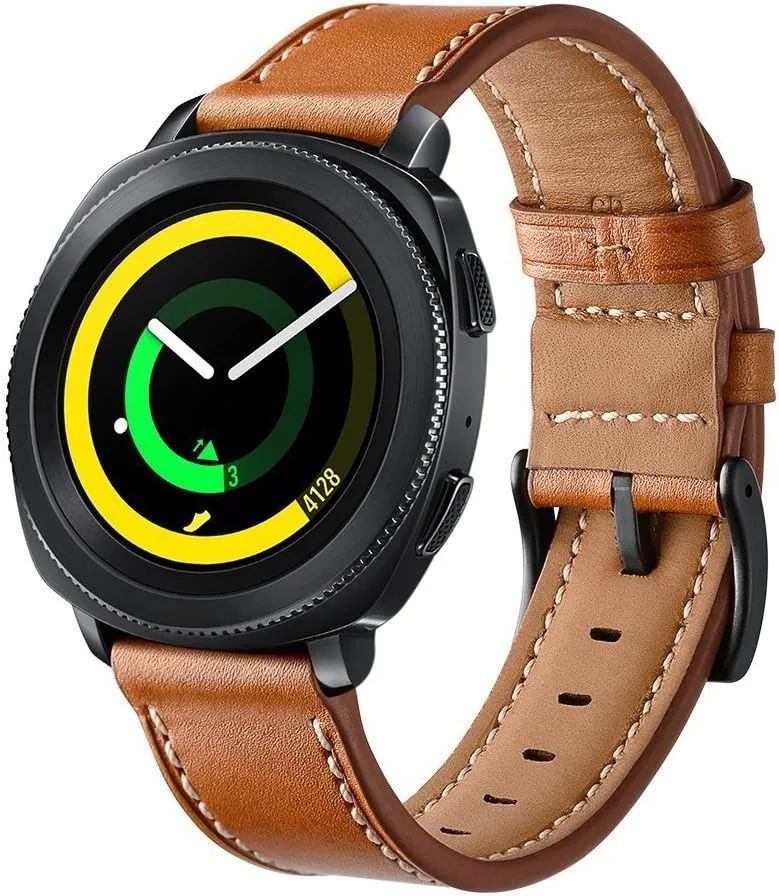 Wristband for Men Women Quick Release Leather Watch Band - Choice of bat suck resemblance thunderous Width -20mm 22mm Watch Bands, Top Layer Cowhide Leather Watch Straps Replacement 