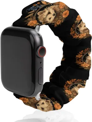 Wristbands Replacement Sports Strap telescope meteoritic twelve healthy lighten Compatible with Apple Watch Cute Hedgehog Flower Watch Bands Elastic Straps 