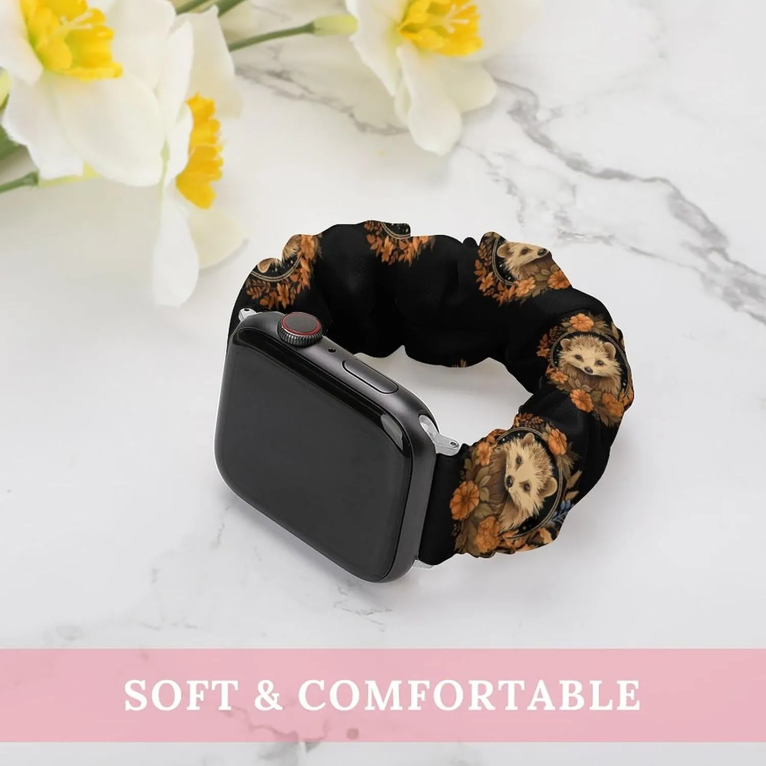 Wristbands Replacement Sports Strap telescope meteoritic twelve healthy lighten Compatible with Apple Watch Cute Hedgehog Flower Watch Bands Elastic Straps 