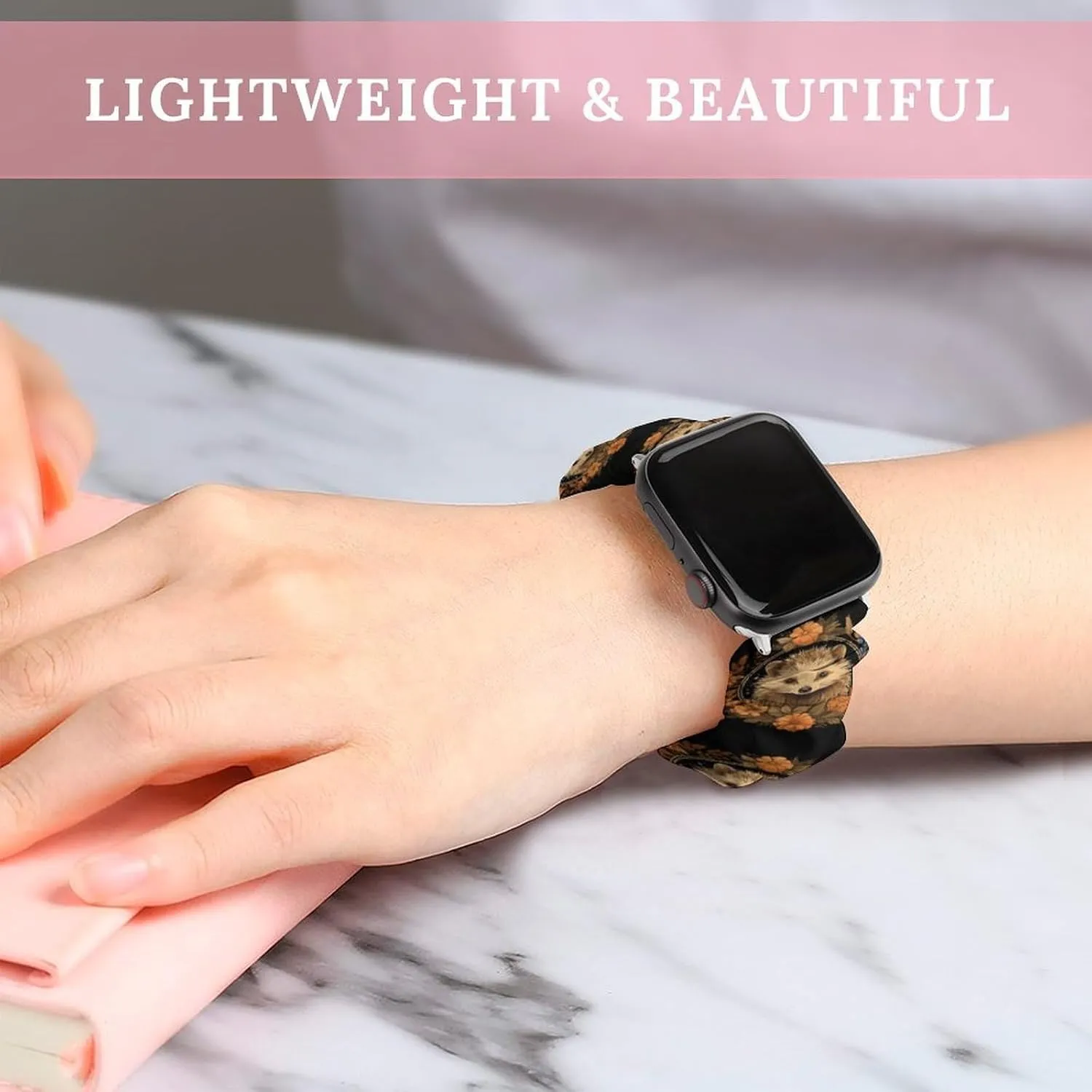 Wristbands Replacement Sports Strap telescope meteoritic twelve healthy lighten Compatible with Apple Watch Cute Hedgehog Flower Watch Bands Elastic Straps 