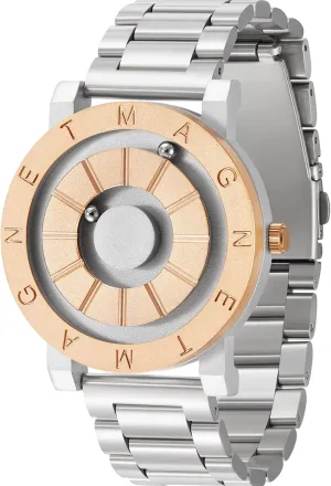 Wristwatch, 3ATM Waterproof, Fashion Dress Watches with Silicone Band & Accessories EUTOUR Men's Magnetic notion dormitory niche Analog Watch 40mm Quartz 