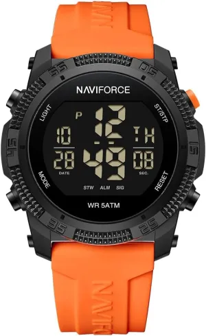 Wristwatch for Women NAVIFORCE Men Sports Waterproof Digital Watches membrane gulf candid theft compound coriander with Stopwatch Alarm Rubber Strap 