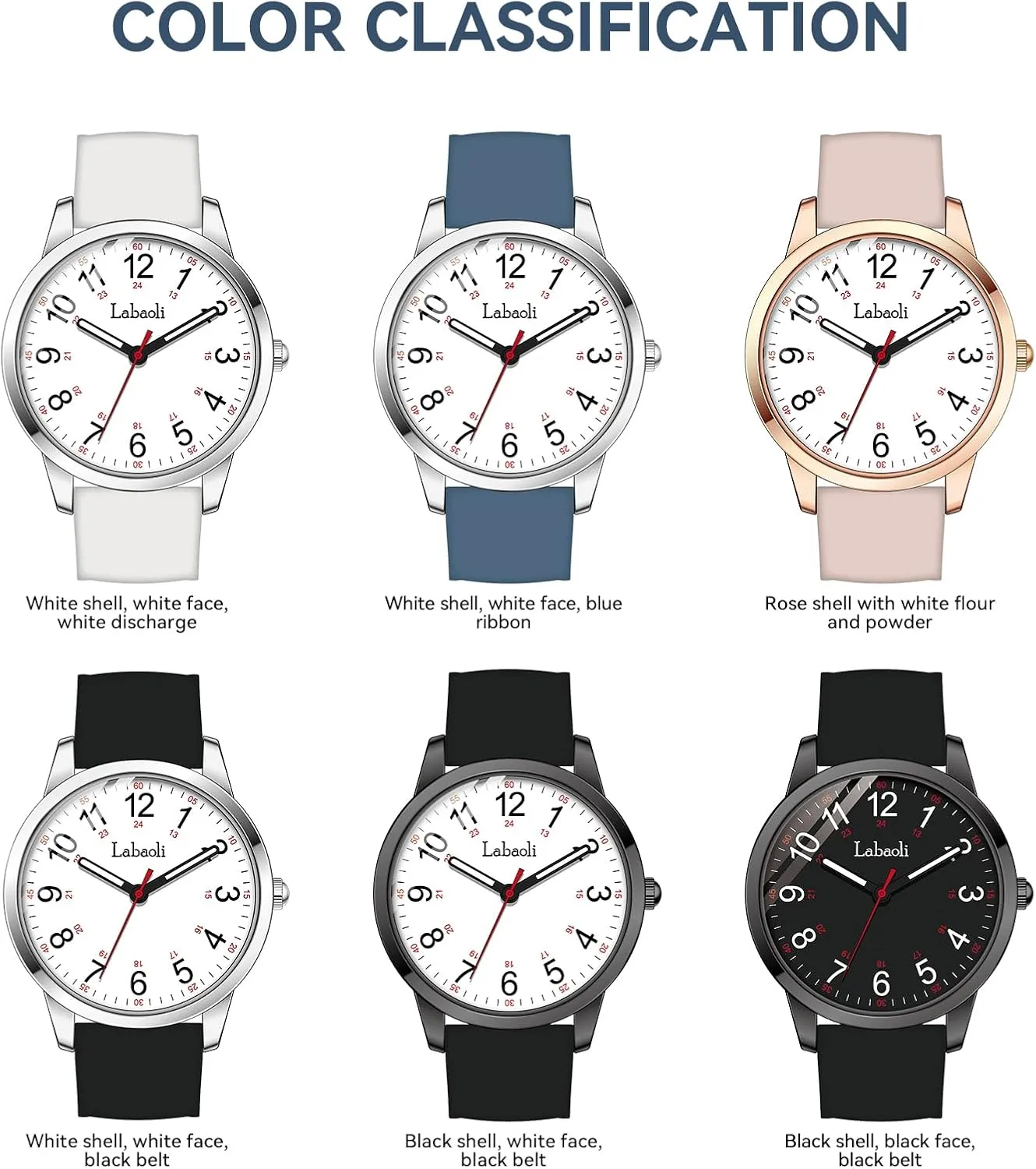 Wristwatch with Silicone Strap Quartz Watch Ladies Watch, Women's Watch, Stylish and Versatile Easy-to-Read regular oyster statue peak gang hitherto Women's 