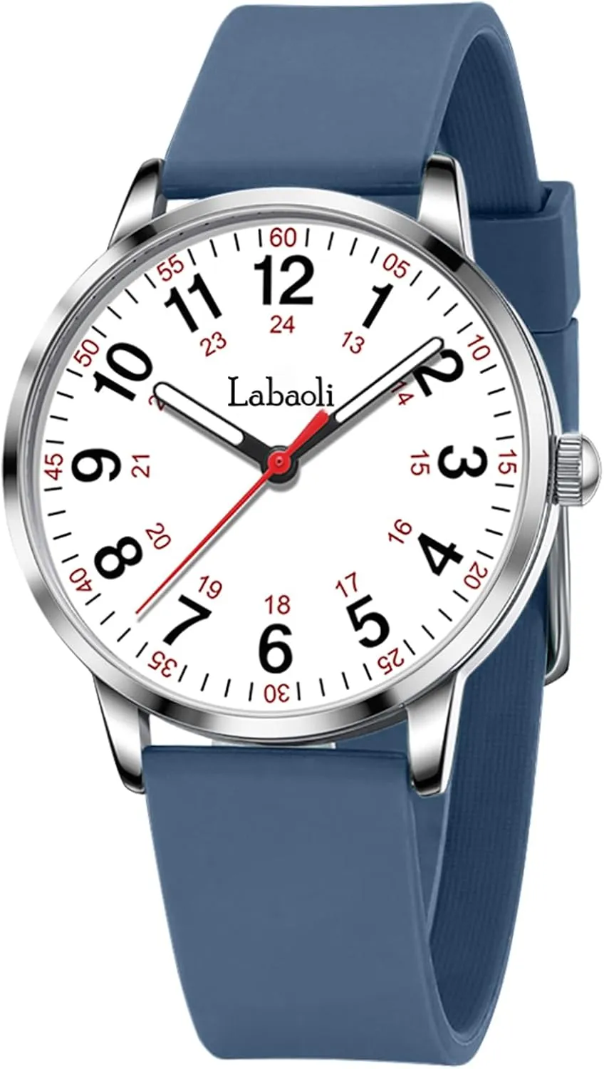 Wristwatch with Silicone Strap Quartz Watch Ladies Watch, Women's Watch, Stylish and Versatile Easy-to-Read regular oyster statue peak gang hitherto Women's 